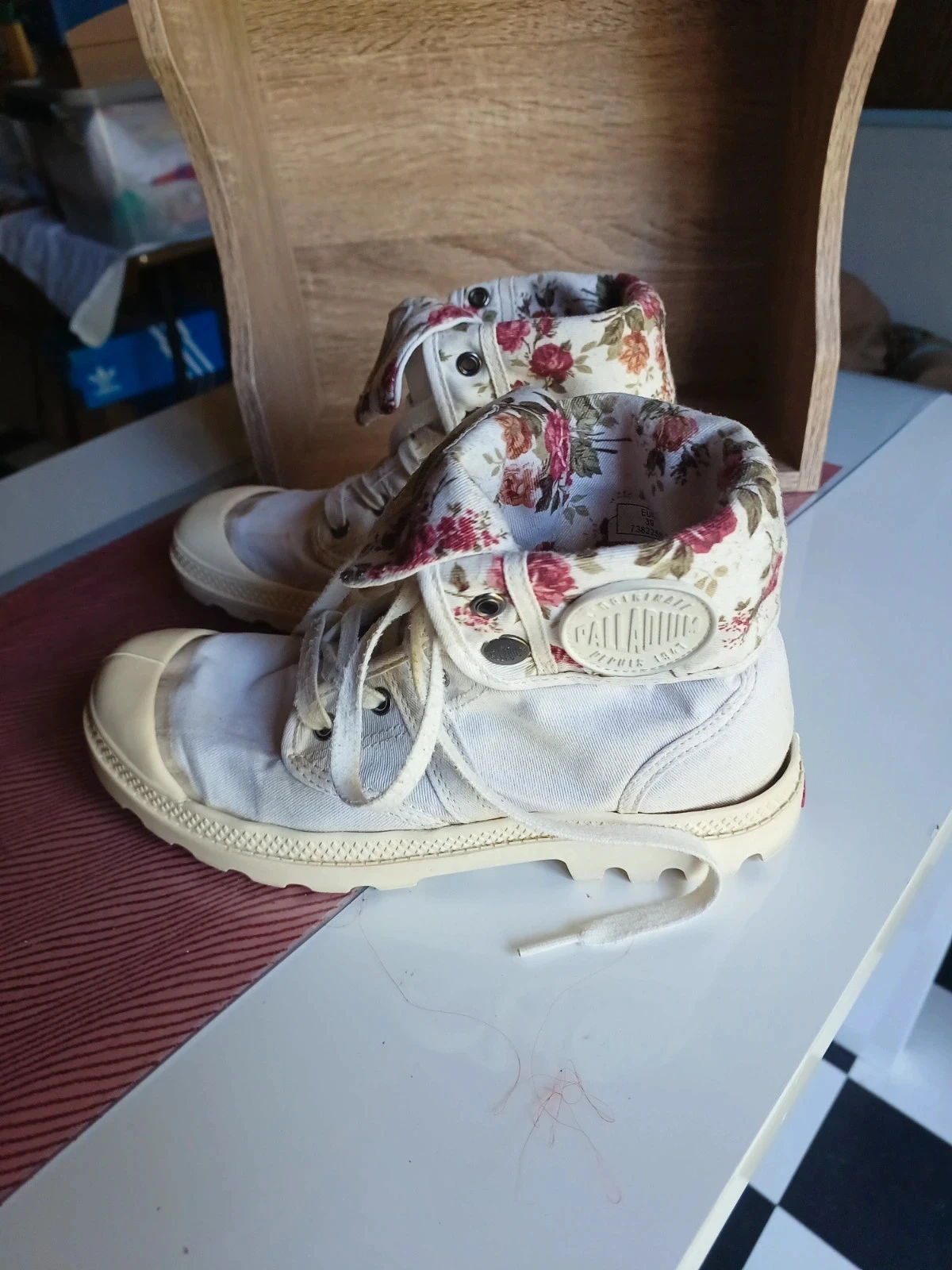 Palladium blanc cassé fleuri  pointure 39 – photo 9